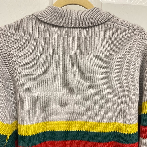 Supreme Small Box Striped Polo Sweater - Picture 11 of 15